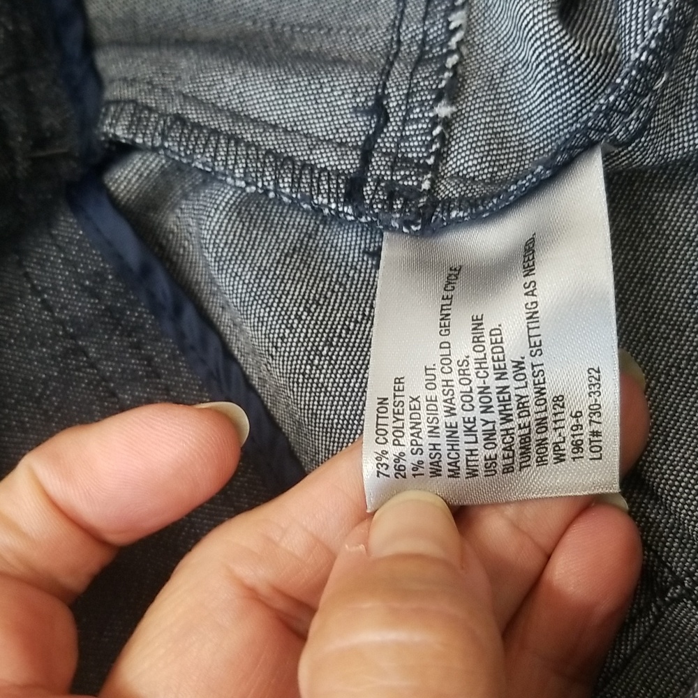 NWT Worthington Size 14P Classic Denim Skirt - Picture 7 of 7